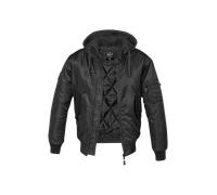Brandit MA1, Sweat à capuche zippé M Noir/Noir Noir/Noir