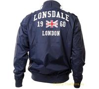 Blouson Collector Homme Lonsdale Marine Union Jack - Style Sportswear - Automne / Hiver M