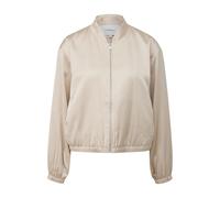Blouson court en satin luxueux, avec col bomber femme COMMA Beige 46