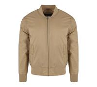 Blouson Court Rembourré, Fermeture Éclair, Veste Streetwear Zippée, 100% Polyester, Doublure Orange