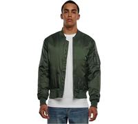 Blouson Court Rembourré, Fermeture Éclair, Veste Streetwear Zippée, 100% Polyester, Doublure Orange
