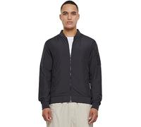 Blouson Court Rembourré, Fermeture Éclair, Veste Streetwear Zippée, 100% Polyester, Doublure Orange