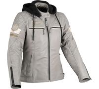 Blouson cuir femme DIFI JOLENE 2 gris-crème M