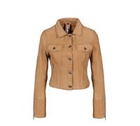 Blouson cuir femme Freaky Nation Nela Beige L