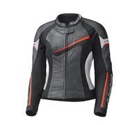 Blouson cuir femme HELD Debbie II noir-blanc-rouge 48
