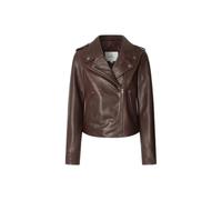 Blouson cuir femme Pepe Jeans Silvia Rouge S