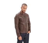 Blouson cuir Iron & Resin Gafino Lamb Vita Marron L