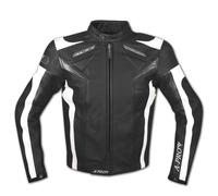 Blouson Cuir Motard Moto Race Sport CE Protections Vachette Gilet Thermique Noir