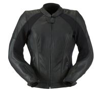 Furygan Livia, veste en cuir pour femmes XL Noir Noir