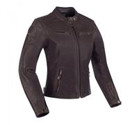 Blouson cuir moto femme Segura devon Marron 40