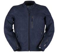 Furygan Clint Evo, veste en cuir 4XL Bleu Foncé Bleu Foncé