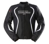 Blouson cuir moto Furygan Odessa VTD 3eni - noir/blanc - S M