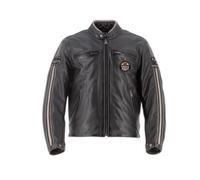 Blouson cuir moto Helstons Ace Rag - marron/beige - S XXXL