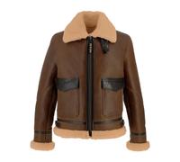 Blouson cuir moto Helstons Bombardier Thunder Marron XL