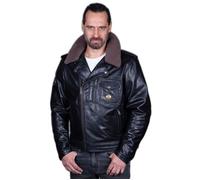 Blouson cuir moto Helstons Perco - noir - 2XL M