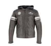 Blouson cuir moto Helstons Riposte - marron - 4XL XL
