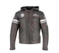 Blouson cuir moto Helstons Riposte Marron L