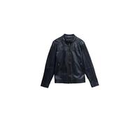 Blouson cuir moto Salsa Jeans Bleu 2XL