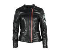 Blouson cuir moto soft femme Helstons cher Noir S