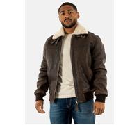 Blouson cuir Schott LC Bombardier marron - homme L