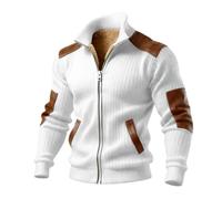 Blouson D Aviateur Cuir Homme Bombers Saharienne Quart Col Canadienne Hardshell 5xl Sequin Brodée Foncé Creme Sous Complet Ceinture Russe Tete Noirs Caramel Colore Custom
