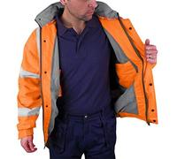 Blouson de botte doublé en polaire HV Orange Taille L