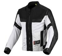 Macna Veste moto textile Empire 2.0 imperméable Femme XS Gris clair/Noir
