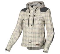 Sweat à capuche femme MACNA INLAND beige-marron-rose XXL