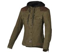 Blouson de moto Femme Macna Inland Green / Brown