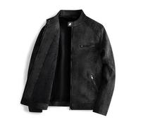 Blouson de Moto Homme en Similicuir INSFITY - Double Polaire Chaude Automne Hiver S