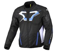 Blouson de moto Homme Macna Tazar 2.0 Imperméable Black / Blue