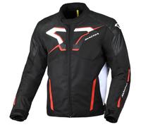Blouson de moto Homme Macna Tazar 2.0 Imperméable Black / Red