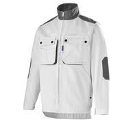 Blouson de peintre avec manches amovibles Craft Paint blanc et gris - T2 CEPOVETT SAFETY