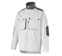 Blouson De Peintre Avec Manches Amovibles Craft Paint Blanc Et Gris - T5 Cepovett Safety