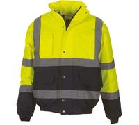 Blouson de travail bicolore haute visibilité YOKO - Jaune / Marine S