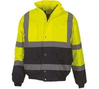 Blouson de travail bicolore haute visibilité YOKO - Jaune / Marine XXXL