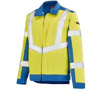 Blouson de travail haute visibilité mixte LUTEA WORK VISION 2 jaune fluo/bleu azur T3 LAFONT LA-3HVNCP-592-3