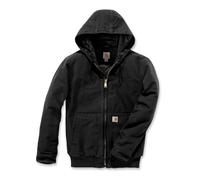 Carhartt Veste Active Isolante en Toile Lourde Délavée Coupe Ample Homme, Noir, L