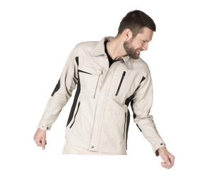 Blouson DYNAMIC FIT coton/polyester écru T2XL MUZELLE DULAC DYNBNH22EC5