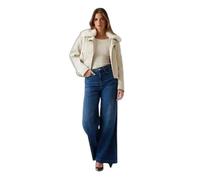 Blouson en cuir femme Guess Darcey Noir 2XL