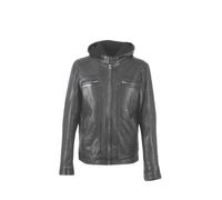 Blouson en cuir Oakwood Ref 44562 Drink Gris fonce XXXL
