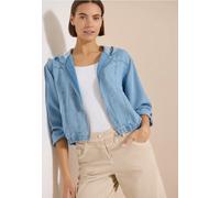 Blouson en denim avec fermeture zip