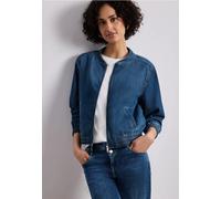 Blouson en denim avec fermeture zip