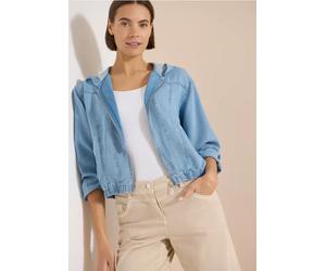 Blouson en denim avec fermeture zip
