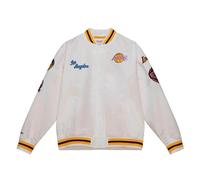 Blouson en satin légère Los Angeles Lakers M&N City Collection Blanc S
