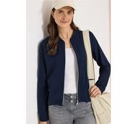Blouson en seersucker à fermeture zip