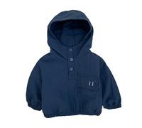 Blouson Enfant Garcon Manches Longues, Manteaux Garçon A Capuche Chaud Veste Fermeture Éclair Blouson Printemp Coupe-Vent Hiver Couleur Unie Outdoor extérieur Loisirs Sport Jogging De Boy 3mois-4 Ans