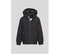 Blouson enfant KAPORAL MOYER noir à capuche avec visière et poches zippées 8 ans
