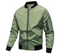 Blouson Ete Homme Vestes demi-saison Hiver Blousons d'aviateur course Manteaus en matelassée cuir grande taille zippée Manteau d'hiver décontracté softshell col montant poches zippées