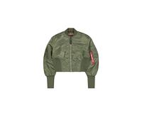 Blouson femme Alpha Industries Waisted MA-1 Vert XS